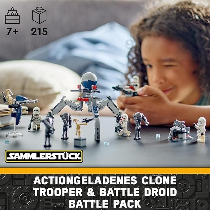 Star Wars Kit di costruzioni: Lego Star Wars 75372 Clone Trooper &Battle Droid Battle Pack – Nuovo e nell'imballaggio originale da Oensingen venduto da CSCollectors 2