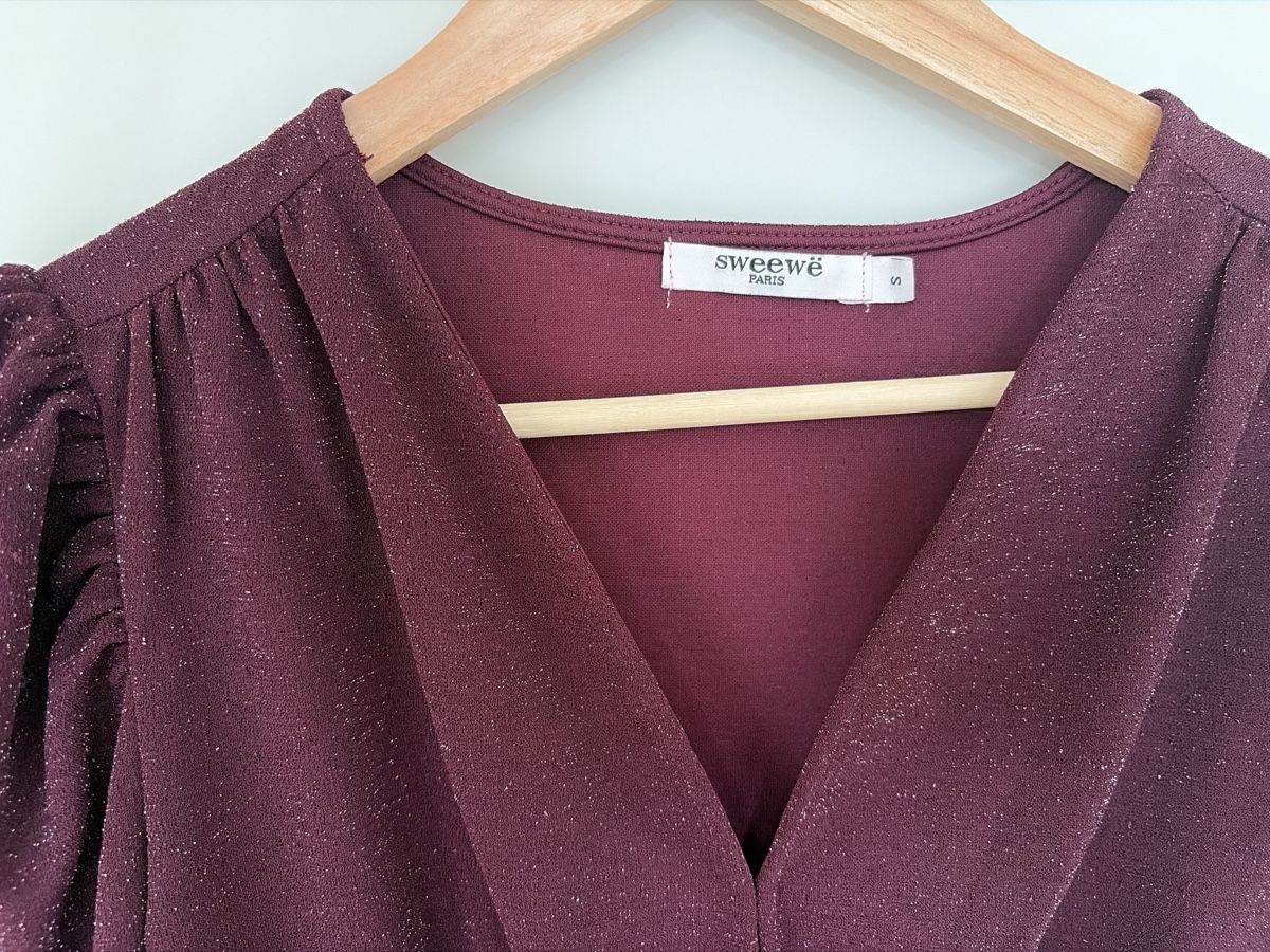 Tops: Bodysuit sweewe PARIS bordeaux Grösse S – Gebraucht aus Bern von bar_yyg8 3