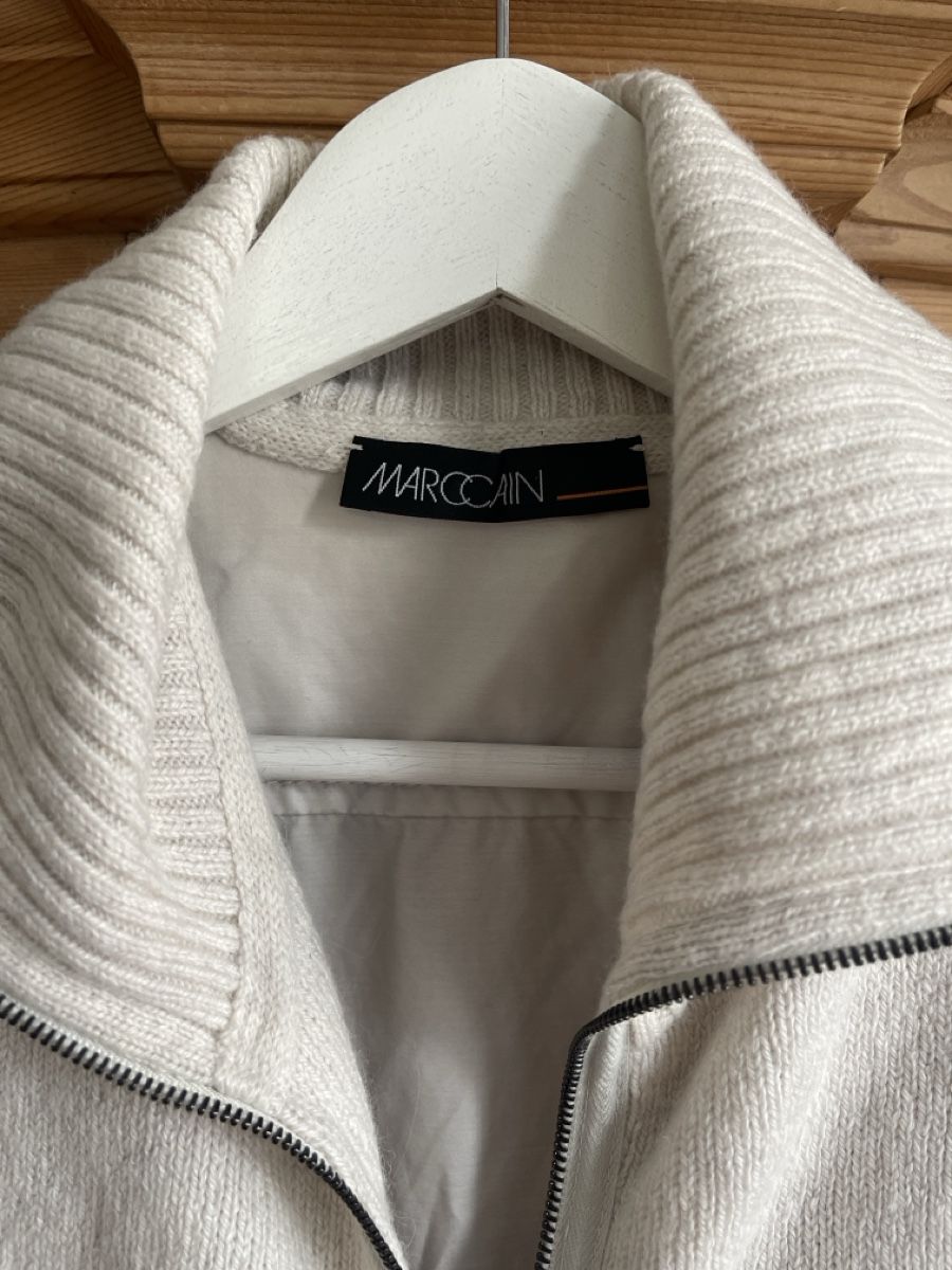 Marc Cain Gilet & Giacche senza maniche: Marc Cain Strickweste Gr. N3 38 offwhite – Nuovo (secondo la descrizione) da Romanshorn venduto da Lieblings_Stuecke 1