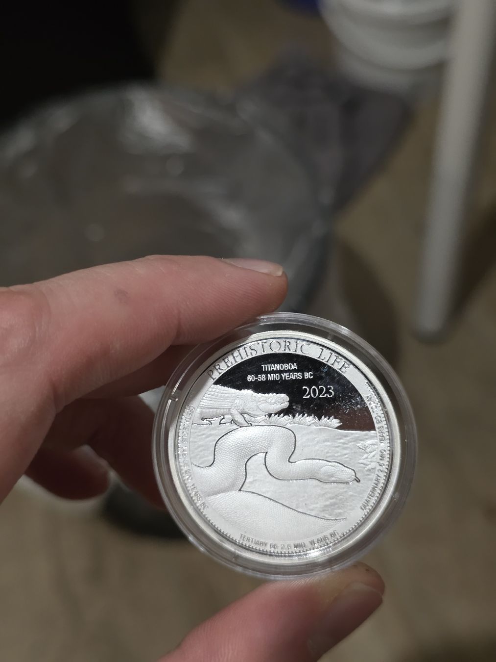 Alle Münzen: Silber Unzen Prehistoric – Neu und originalverpackt aus Mauren von MonsterxD 2
