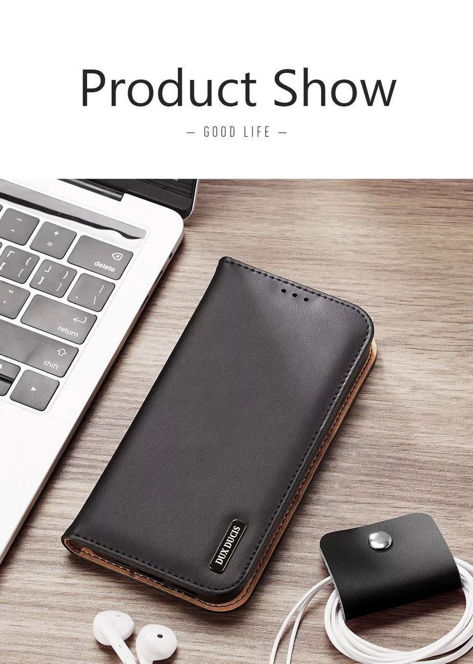 Covers & Schutzfolien: Dux Ducis iPhone 14 Pro Leder Case – Neu und originalverpackt aus Zürich von Store-247 9