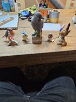 5 Göbel Vögel aus Porzellan(S)