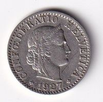 Schweiz 20 Rappen 1927