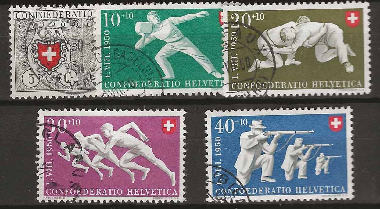 Tous les timbres: PP050 - Pro Patria 1950 obl. – D'occasion à Trélex par Phil_Albert