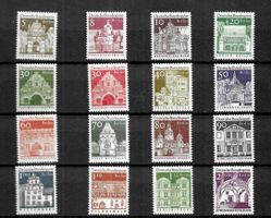 1964 Berlin-Ouest "Monuments de 12 Siècles" (Bauwerke) ☆☆