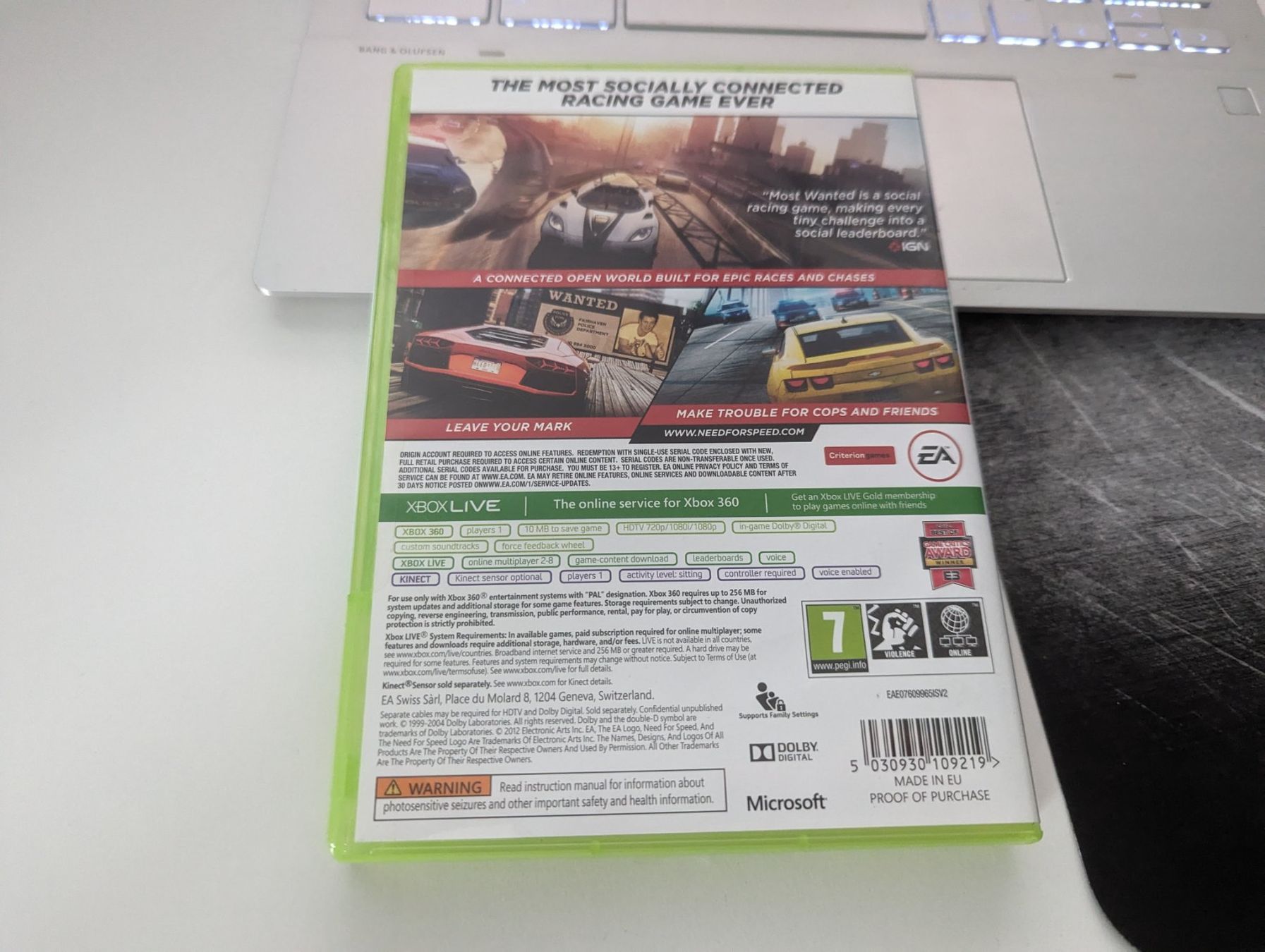 Microsoft Giochi: Need For Speed Most Wanted - Xbox 360 Game – Usato da Hünenberg See venduto da SpecialEditionGaming 2