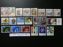 FL 1983 Jahr gestempelt unter 10% Katalog!!