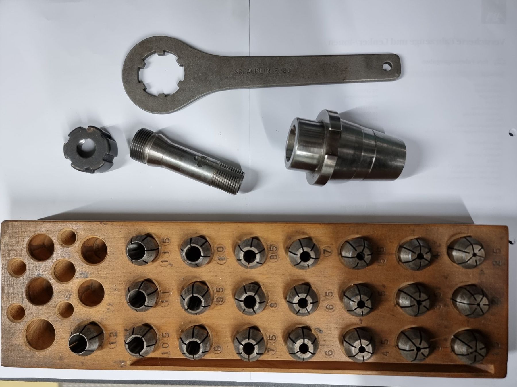 Schaublin Altro per industria metallurgica: Schaublin Spannzangen Set – Usato da Zihlschlacht venduto da Fan2002