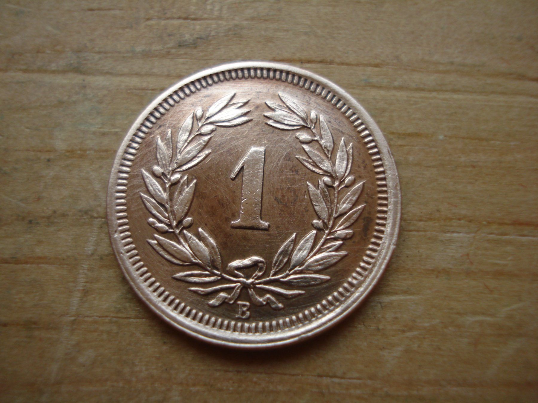 Tutti le monete: (N1) 1 Rappen  1937  UNZ- – Usato da Erlach venduto da Net-Coins 1