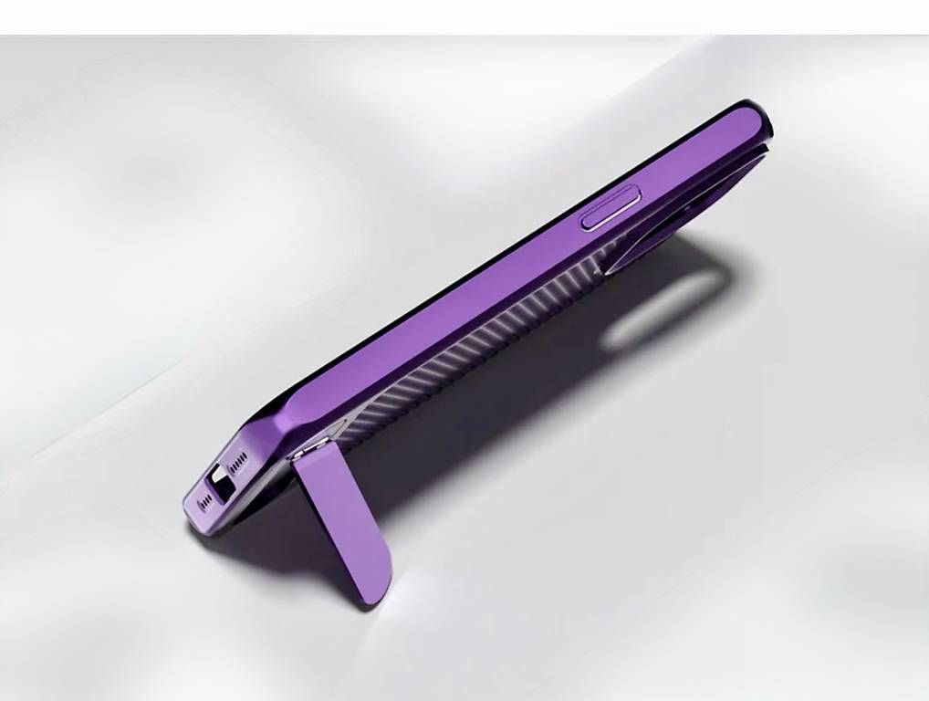 Cover & Protezioni schermo: iPhone 16 Pro Max Hülle Lila mit Ständer und MagSafe – Usato da Wallenwil venduto da SagShi 2