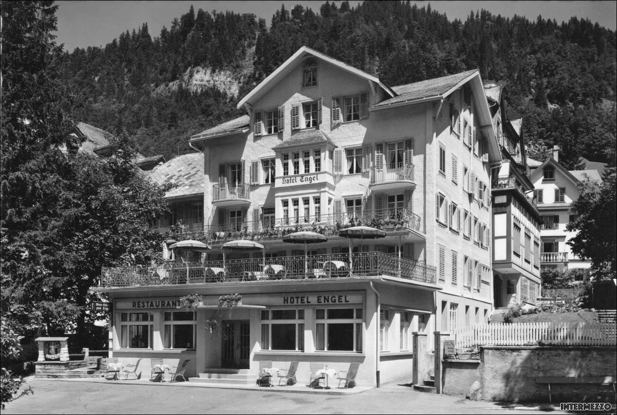 Ansichtskarten: Engelberg OW // Hotel Restaurant Engel // Sommer – Gebraucht aus Basel von intermezzo12
