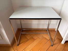 USM Haller Beistelltisch Schreibtisch perlgrau