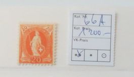 66A ! POSTFRISCH ! SBK 1'200.-- ! SCHAUUUUUUUUUUUUUUU