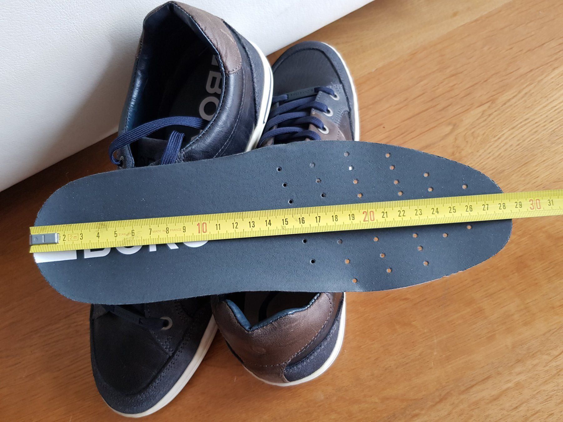 Herrenschuhe: Leder Sneaker von BORG Gr.43 – Neu und originalverpackt aus Reinach AG von innamac 7