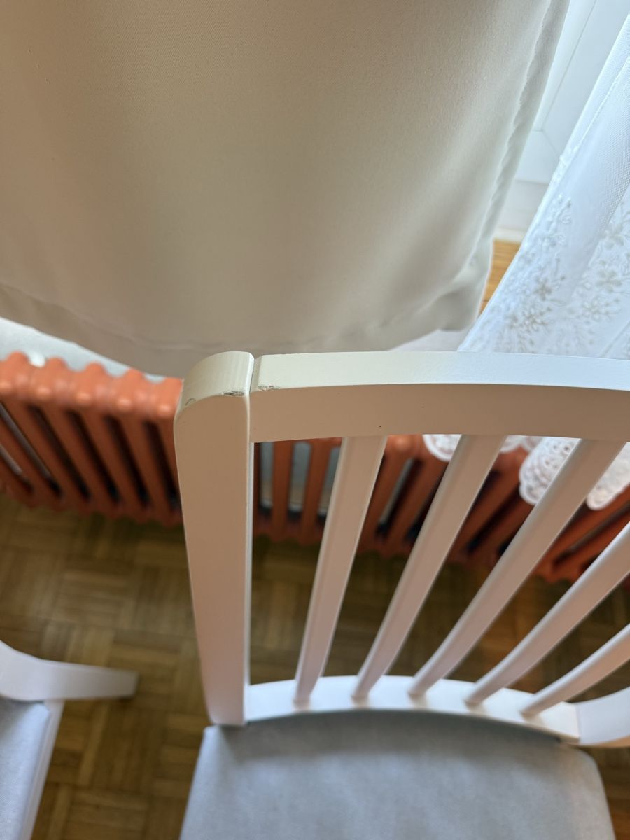 Ikea Stühle: 4 Stühle weiss/grau mit Polster Sitzfläche – Gebraucht aus Luzern von Grawp 6