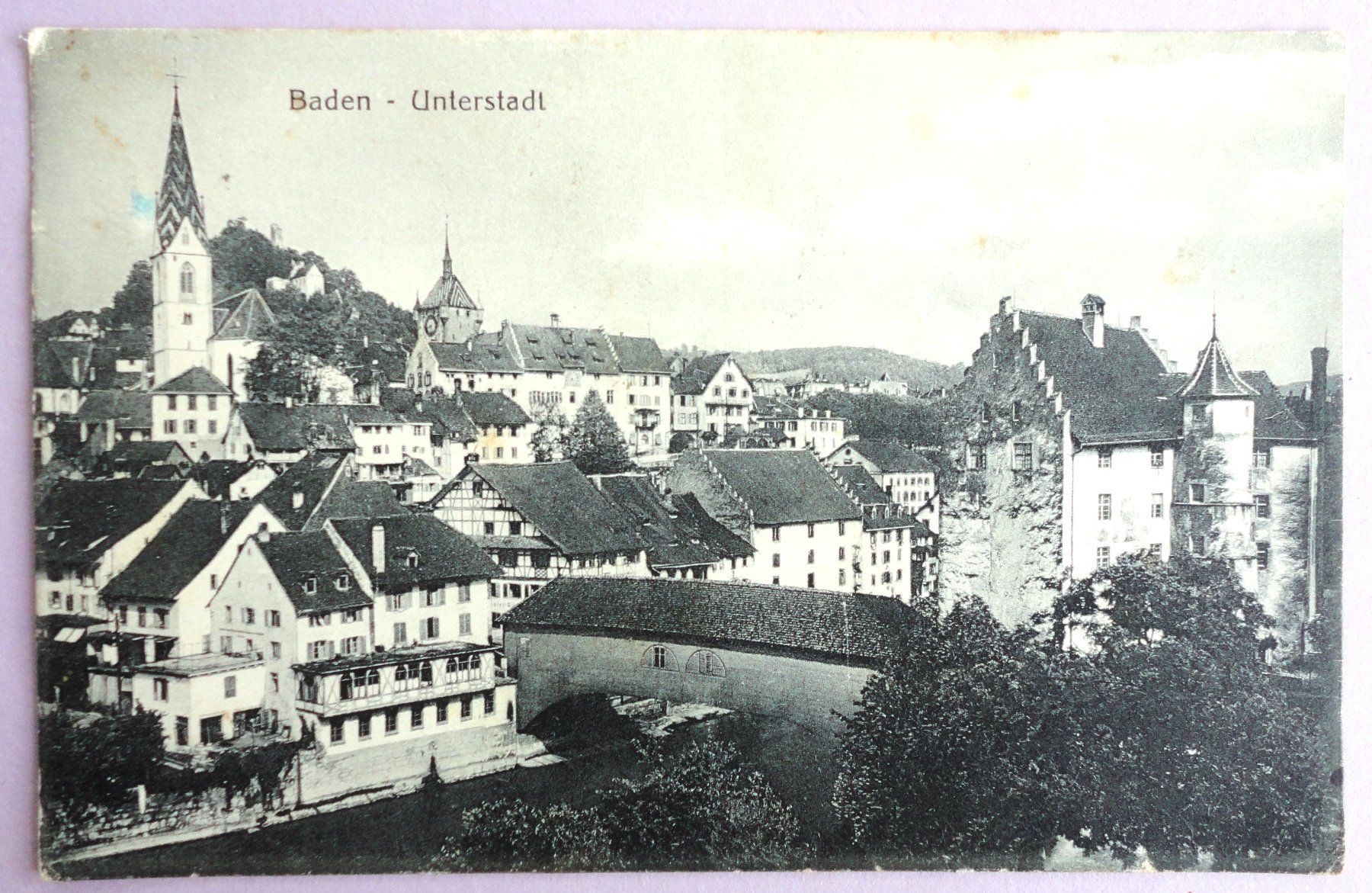 Ansichtskarten: Baden - Unterstadt – Gebraucht aus Fétigny von Billy2miny