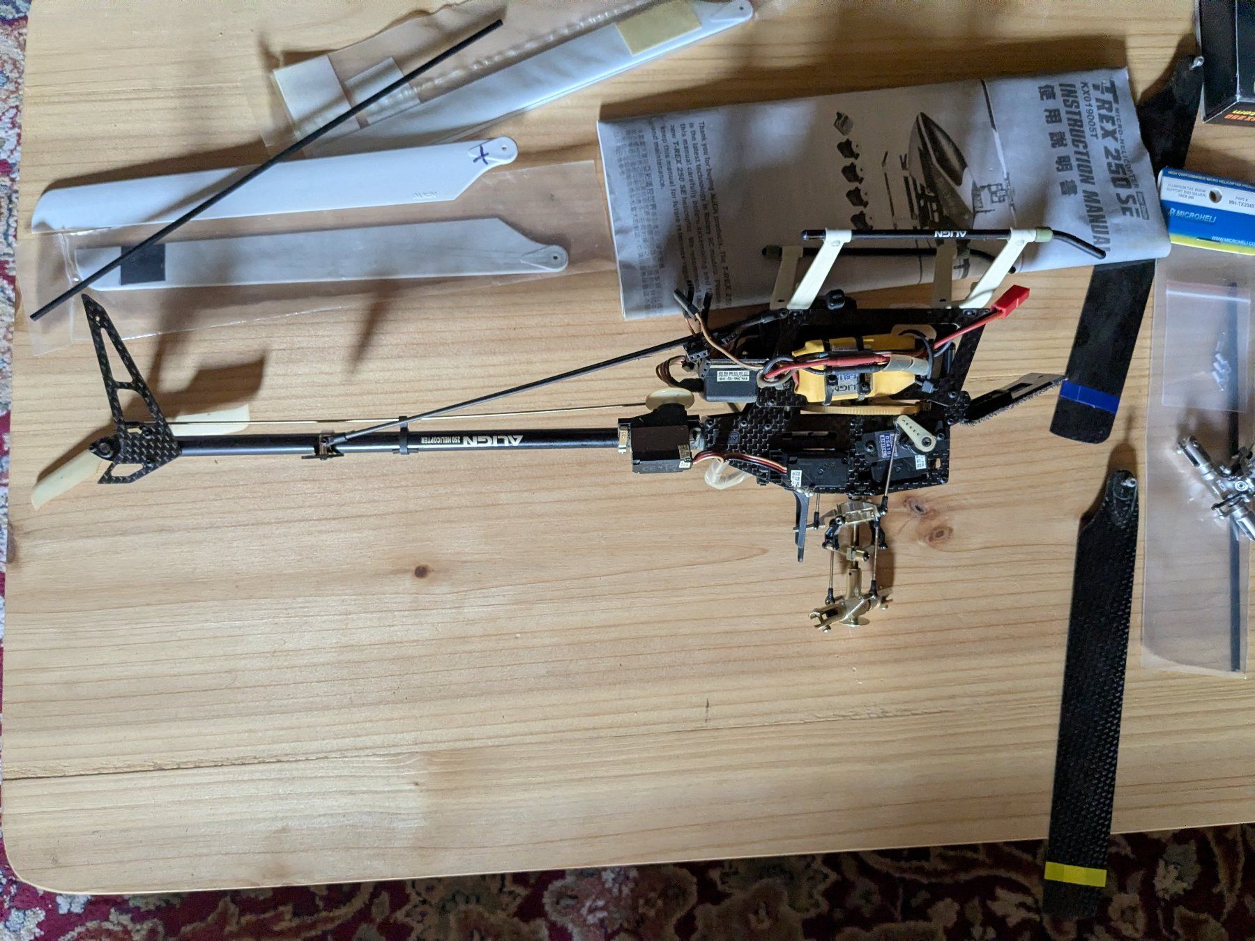 Align Modellismo RC: Hélico T-Rex 250, année 2010 – Usato da Corcelles-Concise venduto da vigan811 2