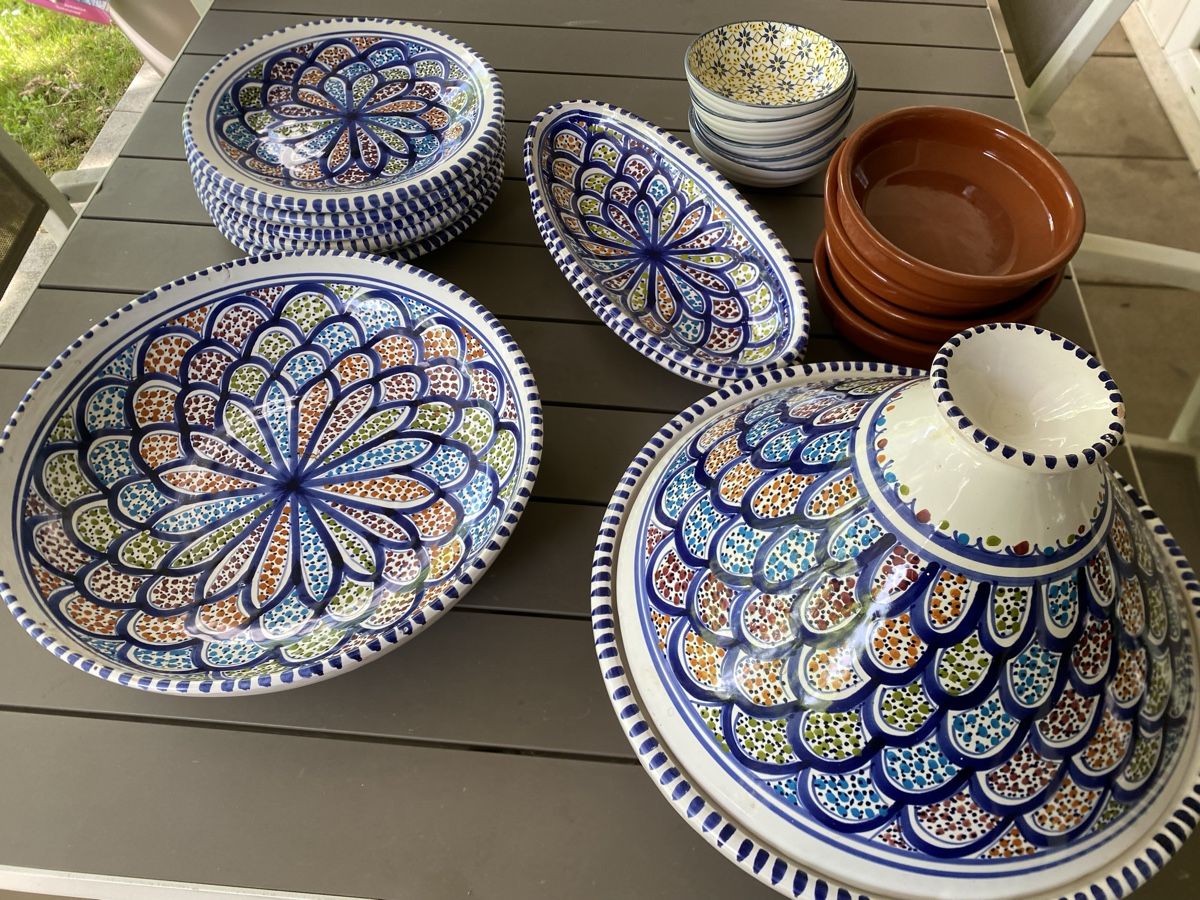 Schalen: Tajine und Marokkanische Teller set – Gebraucht aus Urtenen- Schönbühl von windowshopper 1