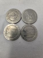 4 Spielmarken Las Vegas Riviera Palace Caears