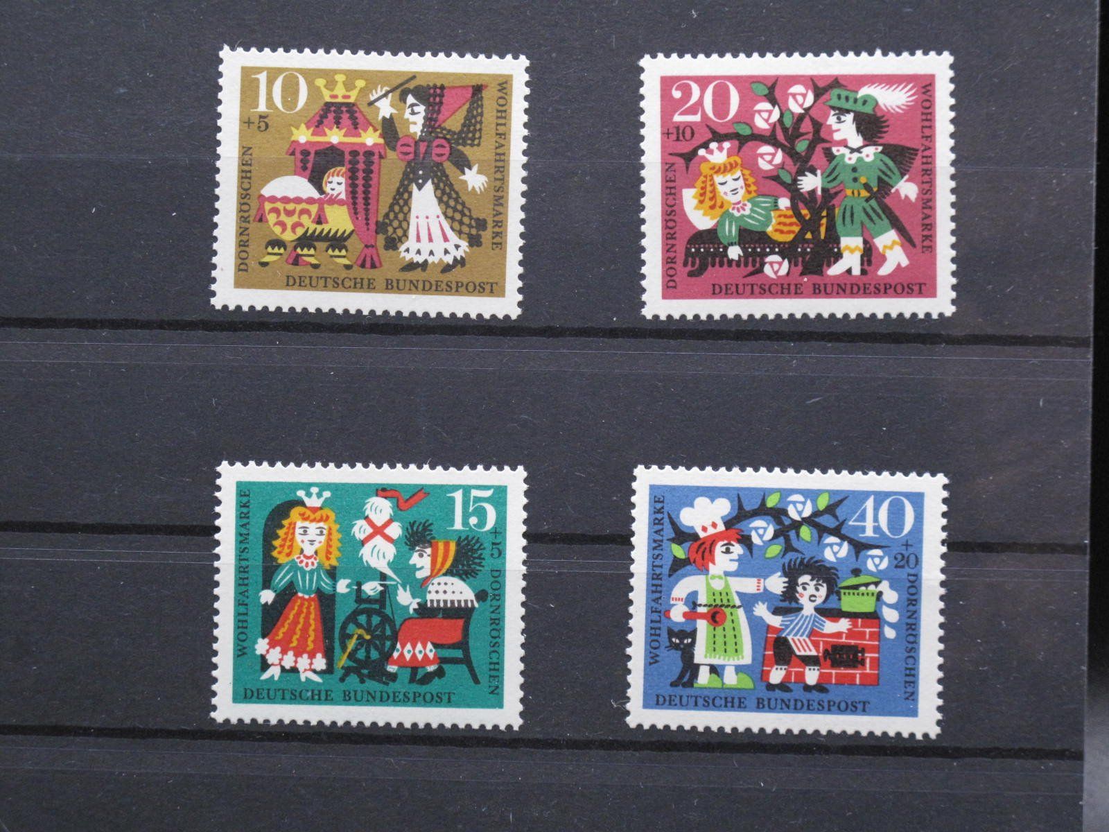Tutti i francobolli: BRD 1964 Grimm Märchen VI  ** – Usato da Wil SG venduto da fva01