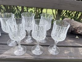 6 Kristall Gläser / Weingläser zu verkaufen🍷🥂🍾