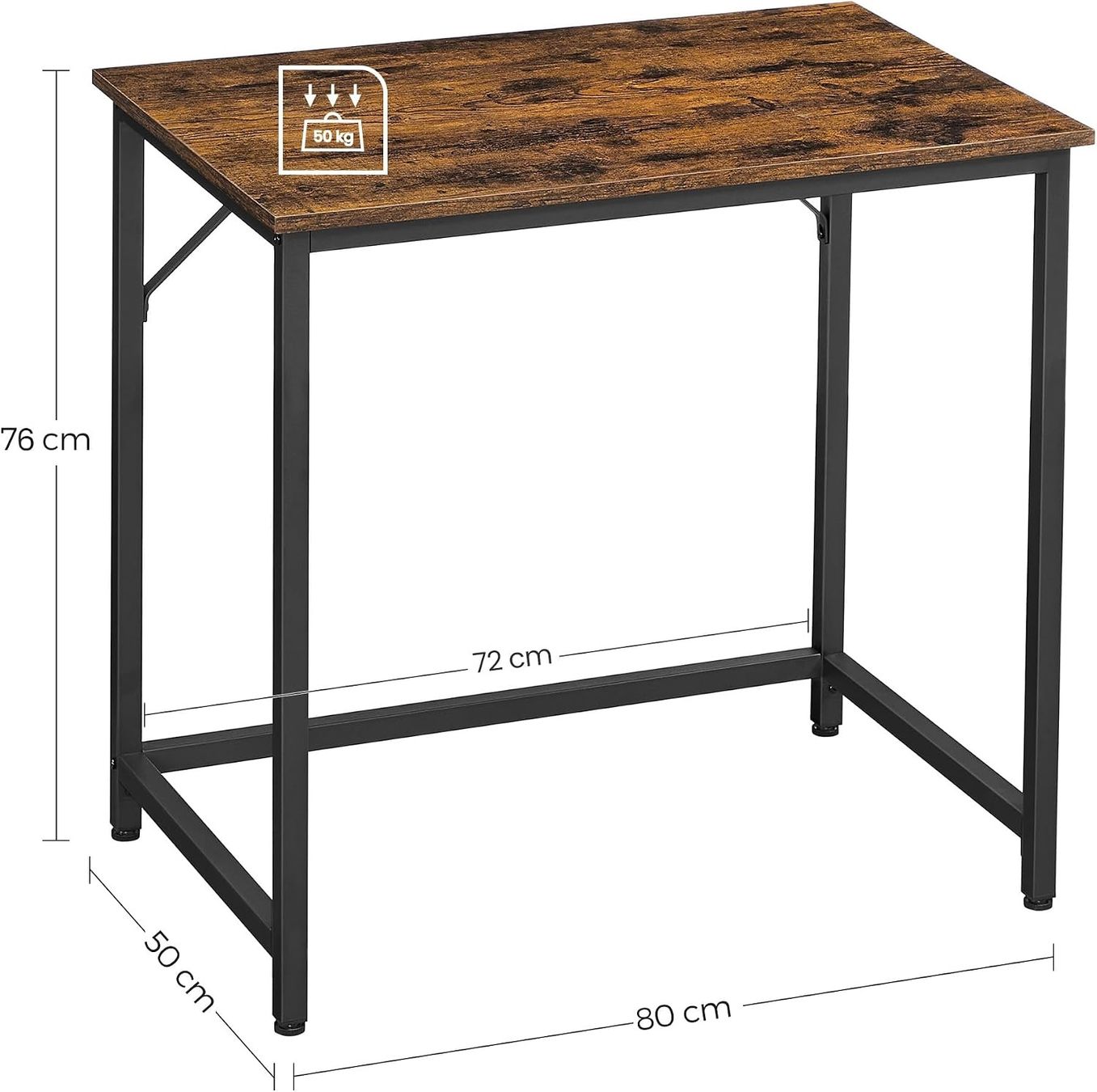 Scrivanie: Computertisch, Bürotisch, 80 x 50 x 75,5 cm – Usato da Hausen AG venduto da piccadilly62 1