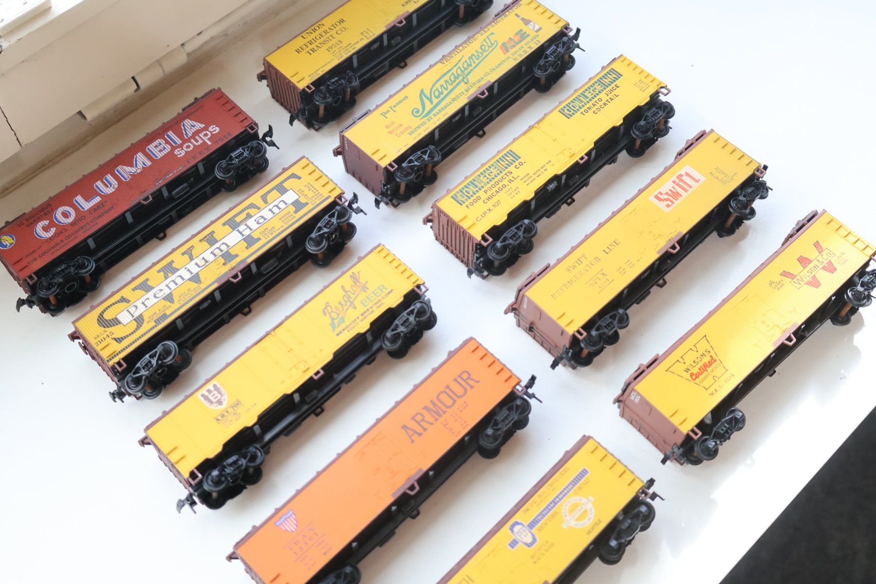 Modellini di ferrovie: 10 x US Güterwagen Set - H0 – Usato da Winterthur venduto da Monstera 2