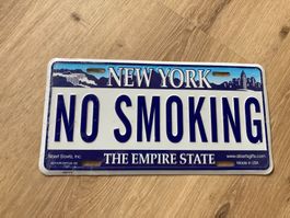 Schild no smoking new york
