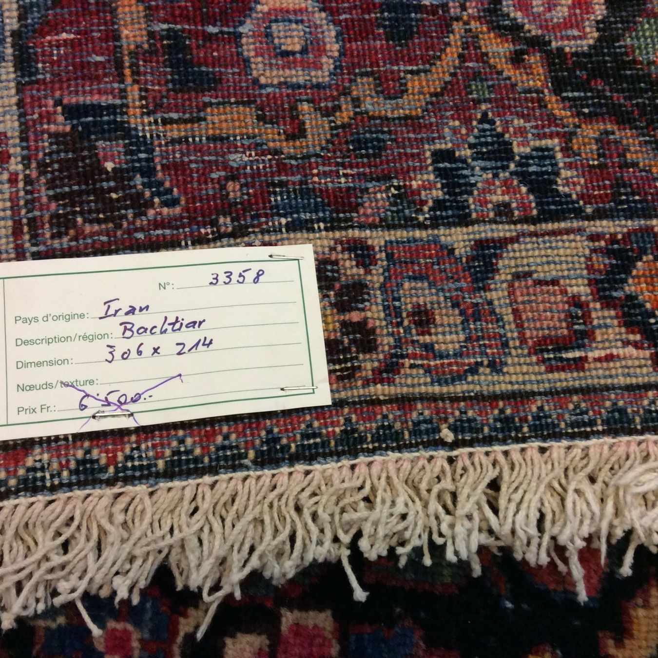 Tappeti: Top Bachtjar Orientteppich! N 135 – Usato da Zürich venduto da Hemmat 6