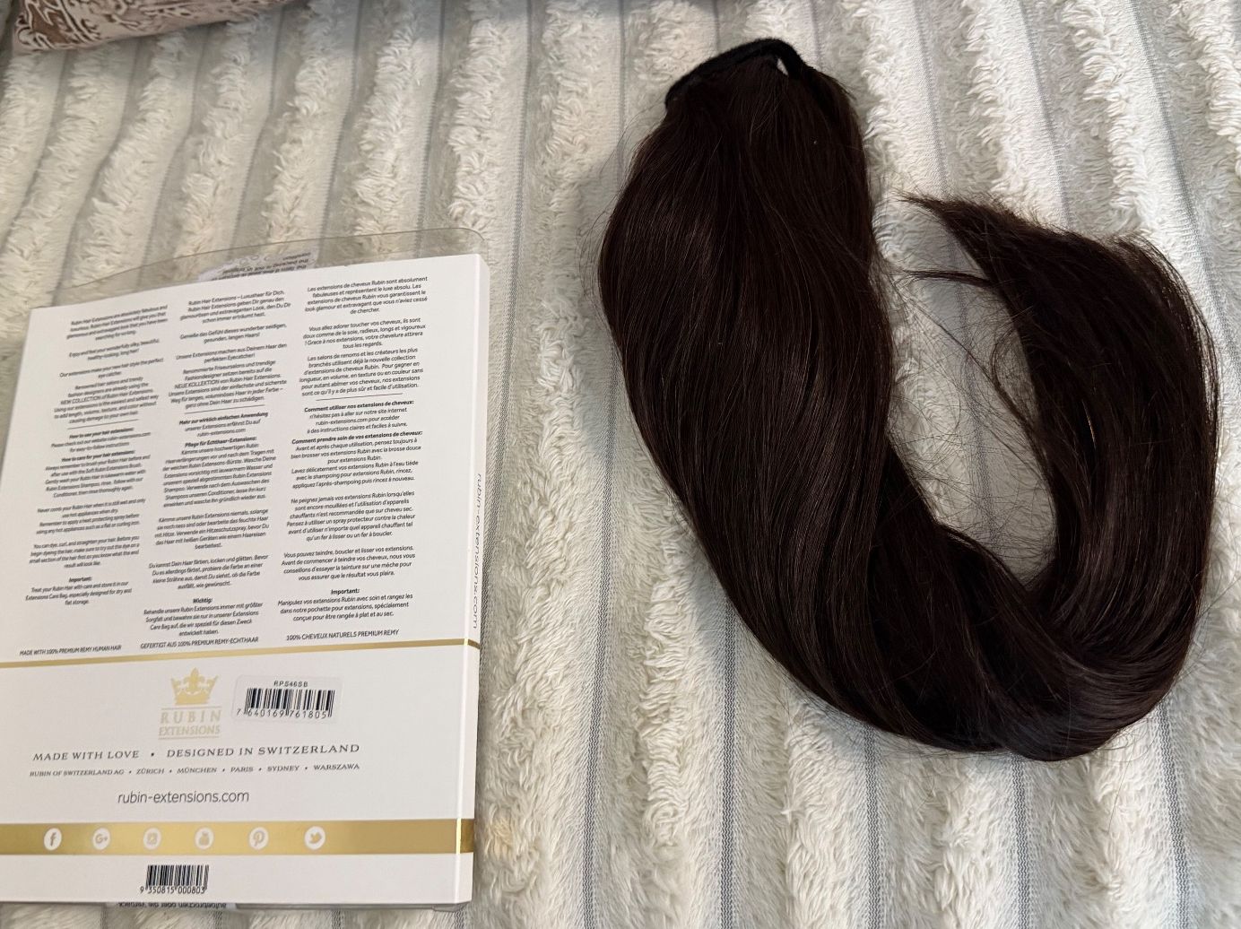 Perücken: Echthaar Ponytail Extensions 100% Slavic Quality 46CM – Neu (gemäss Beschreibung) aus Kaltbrunn von glo_vzf2