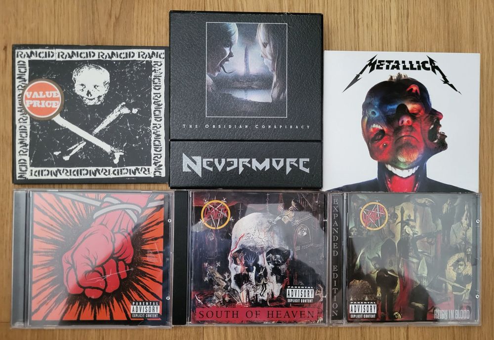 CD Sammlung 6 Stk heavy metal Slayer Metallica | Kaufen auf Ricardo