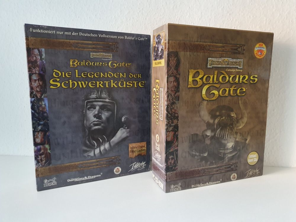 Baldur's Gate II: Shadows Of Amn - La Saga Sur PC, Jeu CD-ROM Big Box, Bon état