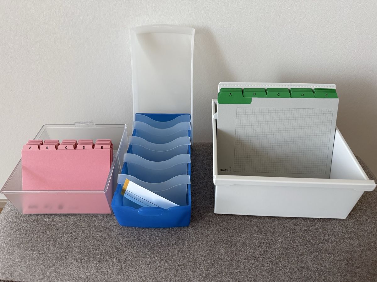 Recipients et similaires: Registerboxen Biella und Helit mit Register – Neuf (Voir description) à Gossau SG par breja