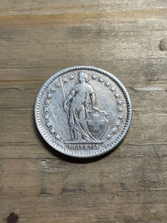 Bague En Pièce De Monnaie - 2 Francs Suisse En Argent - Anneau Simple - Neuf Avec étiquettes