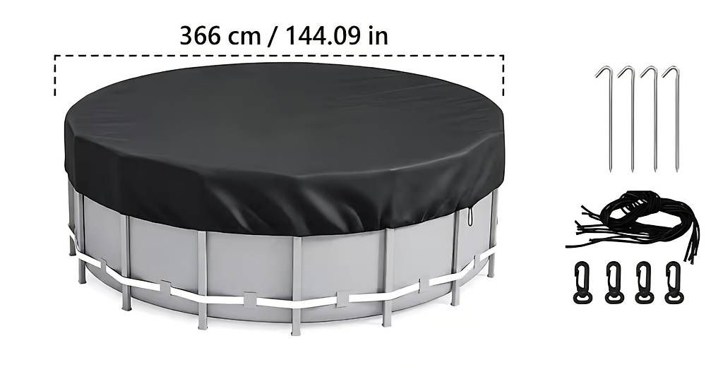 Piscine: Pool Abdeckung 366 – Nuovo e nell'imballaggio originale da Etziken venduto da v.z