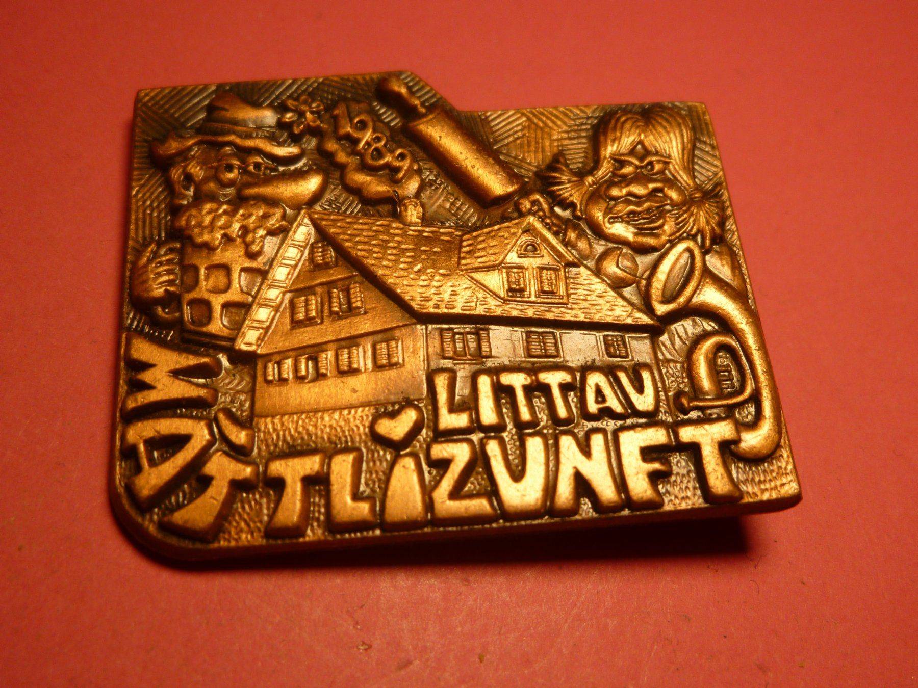 Plaketten & Abzeichen: LITTAU 1989 BRONZE – Gebraucht aus Ried (Muotathal) von Mandarin02