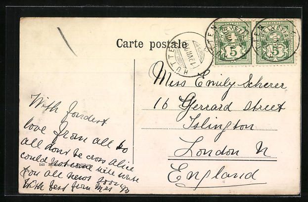 Cartes postales: Hütten, Teilansicht, Panorama mit See – D'occasion à Berlin par bartko-reher 1