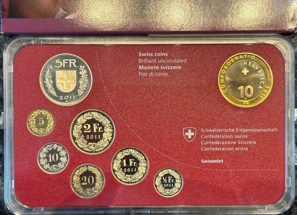 Tutti le monete: Schweizer Münzsatz 2011 Zibelemärit Bern, Stempelglanz – Nuovo e nell'imballaggio originale da Beringen venduto da Mantafisch1 2
