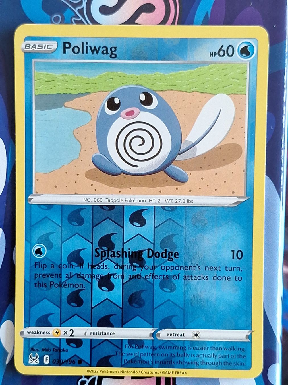 Pokémon Carte collezionabili: Poliwag Quapsel - Reverse Holo Lost Origin - #2Ord – Usato da Altstätten SG venduto da GGsGameshop
