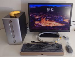 PC Win 11 komplett | 8 GB RAM | 2 TB NVME & HDD | WiFi | BT