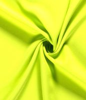 Polyester Stretch uni neon gelb