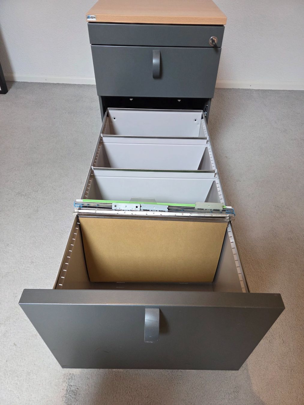 Lista Korpus: Rollcontainer Lista grau gebraucht – Gebraucht aus Bachs von Schpise 5