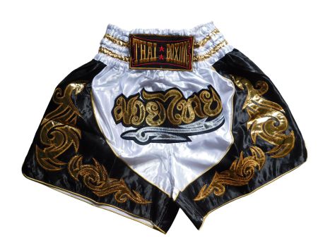 Muay Thai Shorts Erwachsene Weiss M L XL XXL XXXL Training