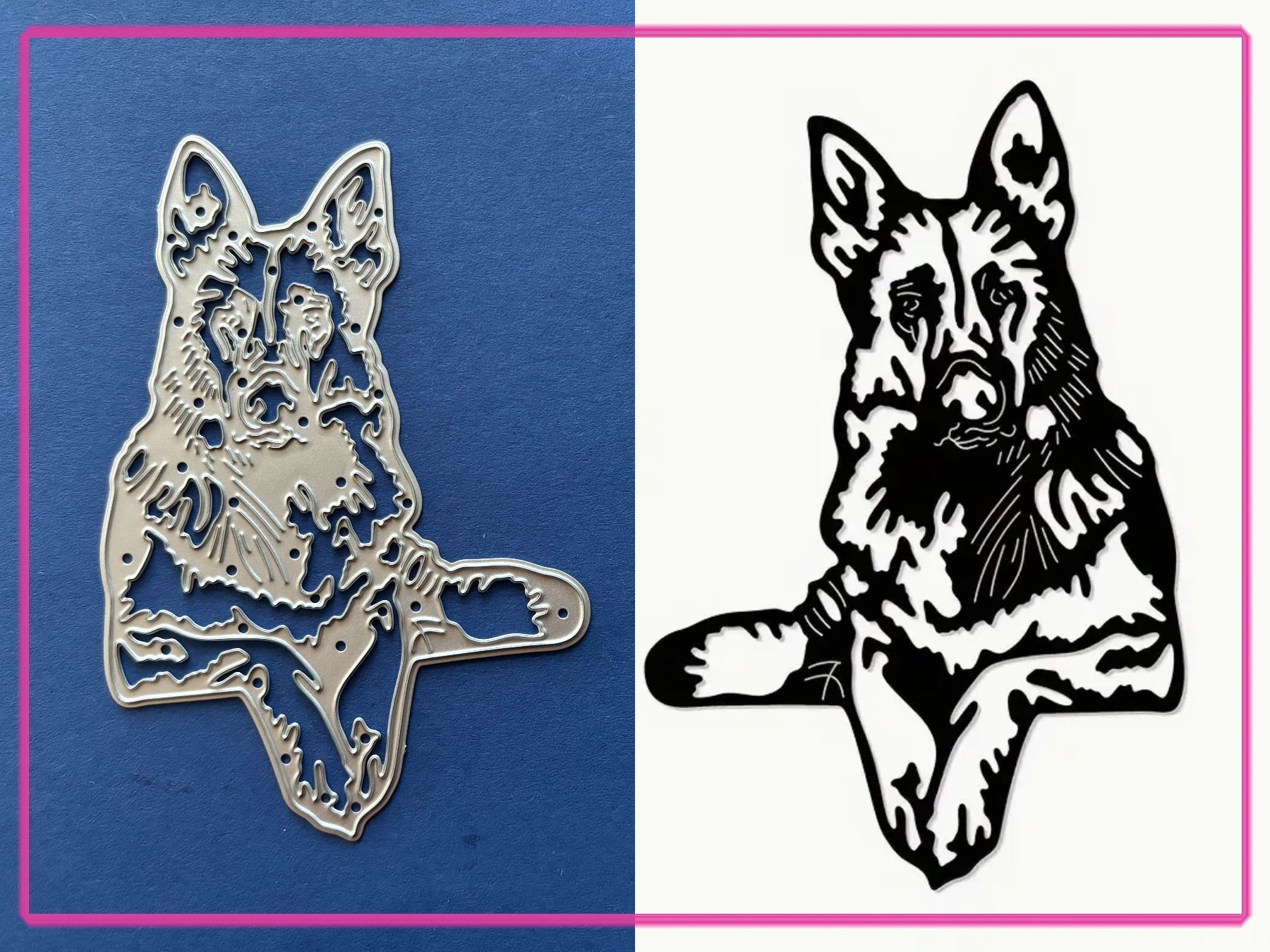 Sciablone: Schäferhund - Stanzschablone – Nuovo e nell'imballaggio originale da Frenkendorf venduto da jazzplatten