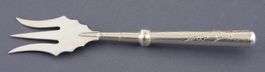 Antike Silber Serviergabel , China