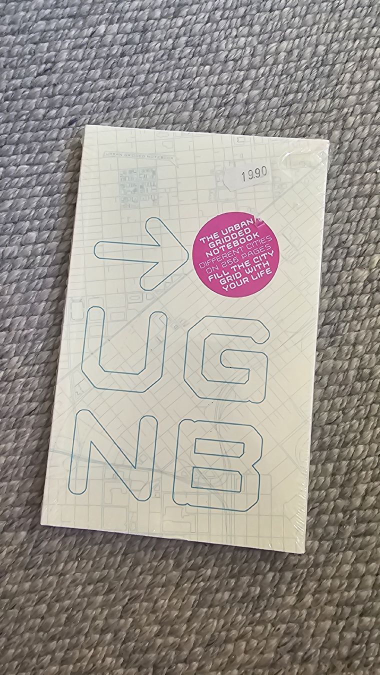 Schreibblöcke: The Urban Gridded Notebook / Notizbuch, Neu! – Neu und originalverpackt aus Zürich von ZH-Vintage
