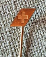 F502 - Goldige Nadel Anstecknadel Swissair