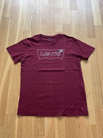 Levi's T-Shirt, Grösse M, Weinrot, Top Zustand, Herren