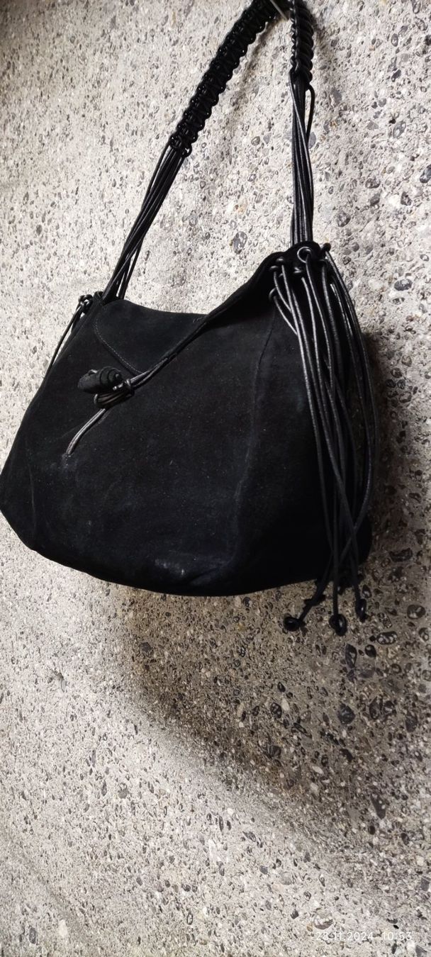 Borse da donna: Neue Pollini Umhänge Tasche Wildleder – Nuovo (secondo la descrizione) da Wettswil venduto da Chateauxfoto 1