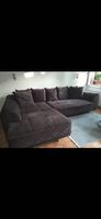 Sofa Polster Ecke Aubergine